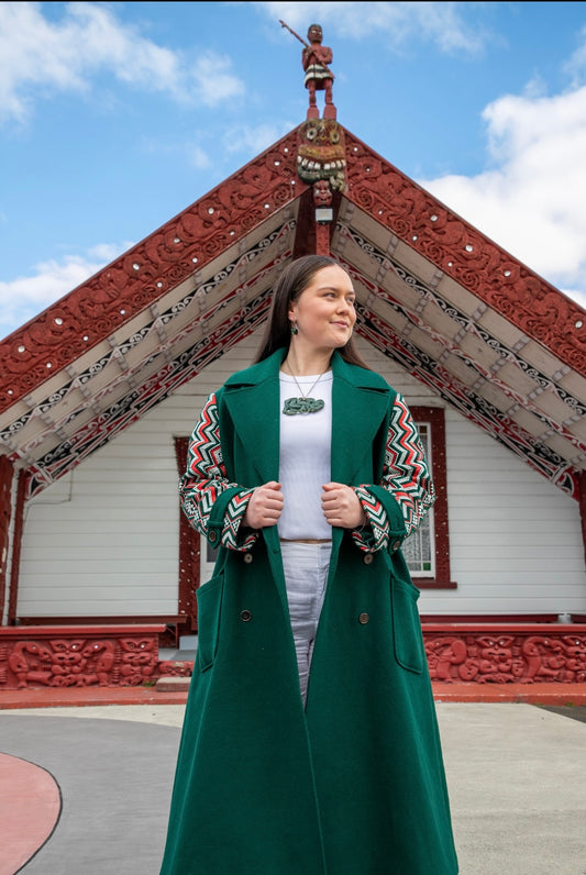 Pre-Orders Kākāriki Wollen Coat